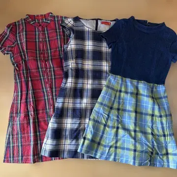 York land 반팔 원피스 S 사이즈 3장 세트