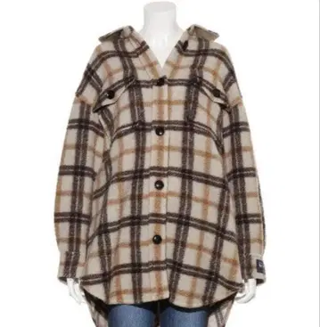 SNIDEL 체크 울 자켓