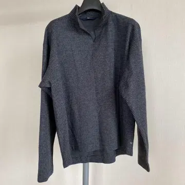 45R 45R 카라 부착 상의 네이비 그레이 3