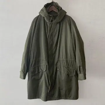 60s 프랑스군 M64 필드 후드티 모즈 코트 라이너 포함