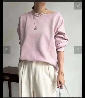 DOUDOU 쭈리 맨투맨 핑크