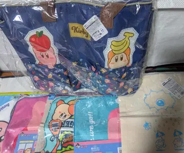 제일복권 별의 커비 타월 4종 미니 에코 토트 캐주얼 보냉 백