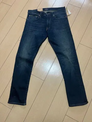 Polo 다크 블루 스트레이트 데님