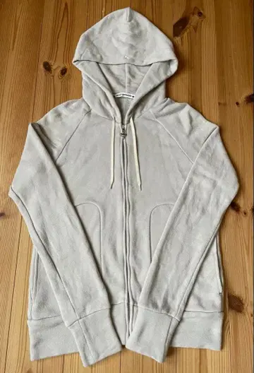 mini perhonen start 베이지 풀 집업 후드티