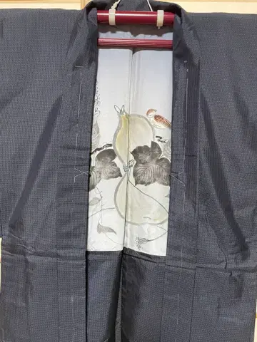 본고 오시마 명주 겉옷 표주박과 참새