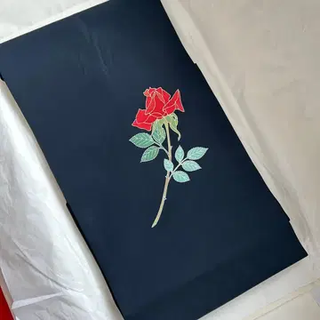 장미 오비 나고야 오비 빨간 장미 시오제 긴 길이