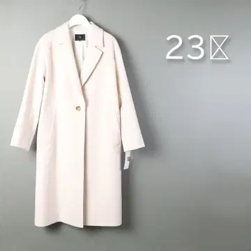 246 새상품 23구 울 캐시미어 비버 체스터 코트 롱 36