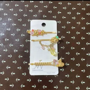 도쿄 디즈니 리조트 라푼젤 모티브 헤어핀 3개 세트