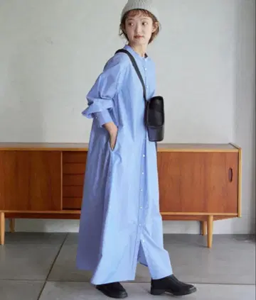 SLOBE IENA 슬로브 이에나 볼륨 슬리브 셔츠 원피스