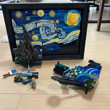 레고 고흐 별이 빛나는 밤 아트 세트 LEGO