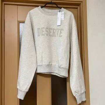 새상품 앤디콜 맨투맨 라이트 그레이