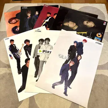 GLAY TDK 포스터 8장 세트