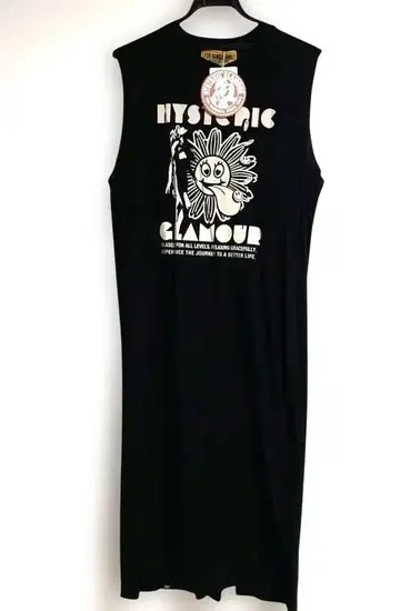 HYSTERIC GLAMOUR 슬리브리스 롱 원피스 M