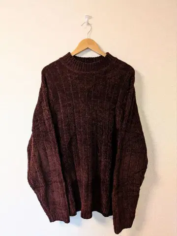 벨로아 니트 맨투맨 90s