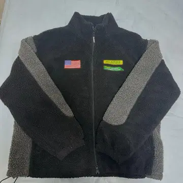XLARGE 플리스 자켓 L 블랙/그레이