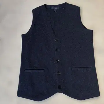 LARDINI 네이비 V넥 베스트