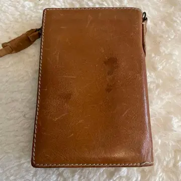 콜보 브라운 가죽 접이식 지갑 참고 가격 22,000엔