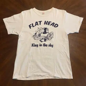 FLAT HEAD 셔츠 화이트 36