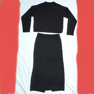 EGOIST 블랙 셋업 니트 미사용 새상품