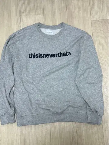 thisisneverthat 그레이 로고 트레이닝복