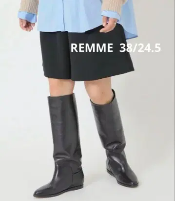롱 부츠 REMME 38/24.5