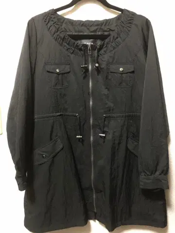 CLASSA 블랙 집업 원피스