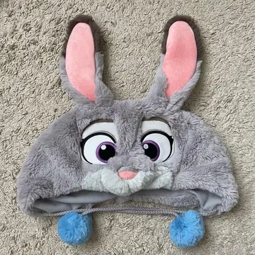 주토피아 주디 팬캡 디즈니 모자