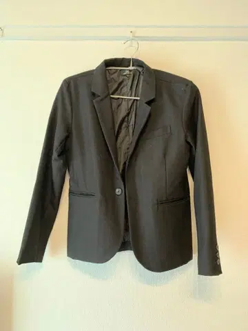 블랙 테일러드 자켓