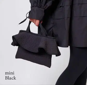 누비 프릴 백 미니백