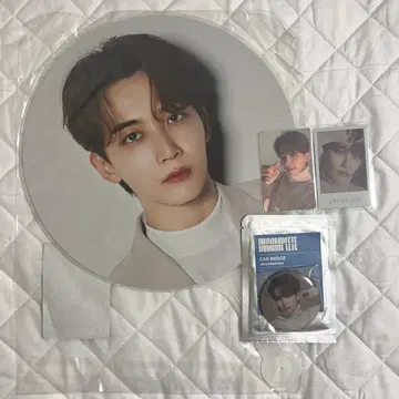 SEVENTEEN 정한 incomplete 부채 캔뱃지 트레이딩 카드