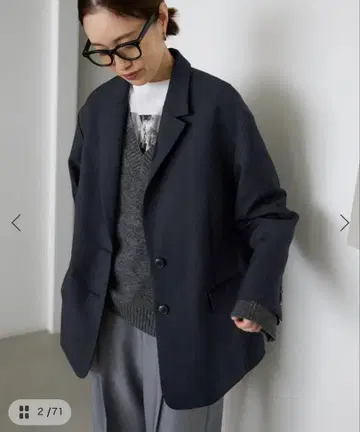 SLOBE IENA PE SHARK 빅 자켓 블랙