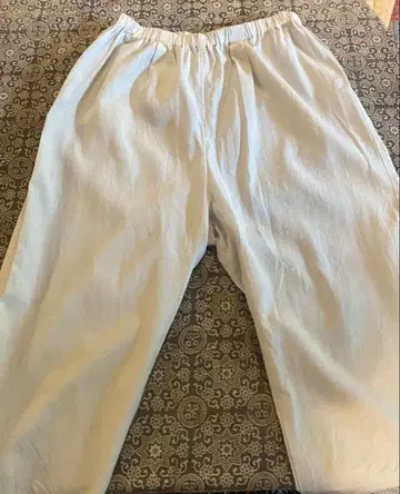 yuni 코튼 큐프라 울 팬츠