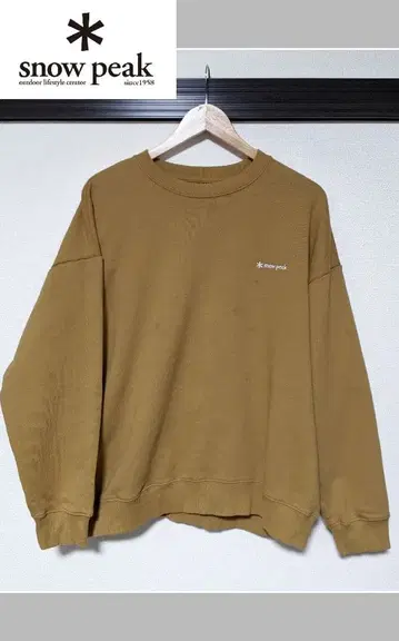 [ 스노우피크 ] 맨투맨/트레이닝복/무지/자수/로고/구제 의류