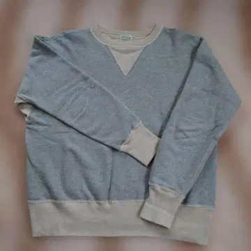 WAREHOUSE 웨어하우스 양V 맨투맨 투톤 긴 리브 42