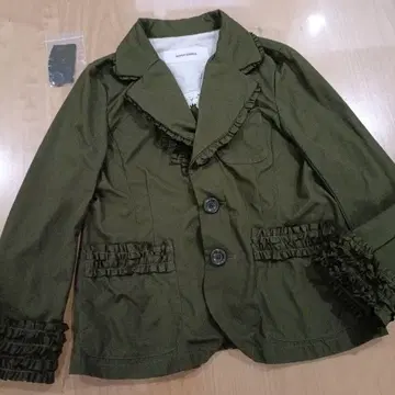 미사용급 슈퍼 하카 프릴 자켓 카키