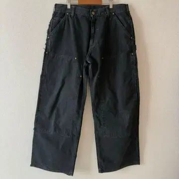 FI Distressed Double Knee Pants / D-Gray