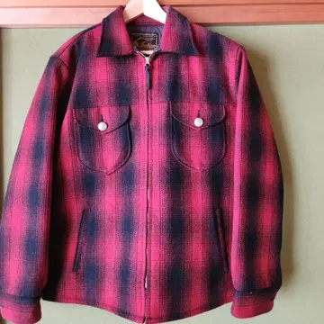 Indian 빨검 체크 자켓 사이즈 40