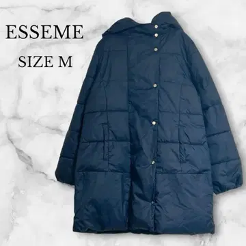 새상품급 에시임 다운 자켓 두꺼운 원단 여성용 방한 가을/겨울 네이비 M
