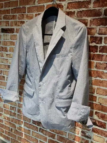 SHIPS 스트라이프 테일러드 자켓