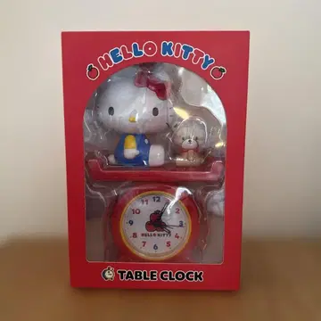[ Sanrio ] HELLO KITTY 탁상 시계 한국 한정판