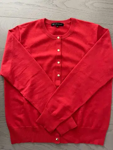 23구 레드 버튼 가디건 40