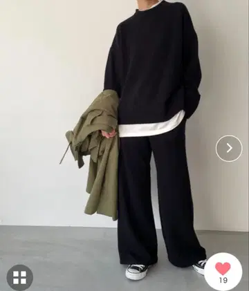 캐널진 니트 셋업