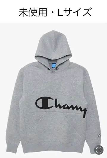 [ 구매 가격 8,900엔 ] Champion 그레이 후드티 L 사이즈