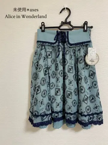 미사용 택 포함 axes Alice in Wonderland 스커트
