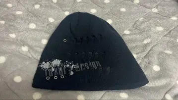 비니 니트 모자 크로스 십자가 스컬 헤이세이 그런지 y2k 시크 스타일