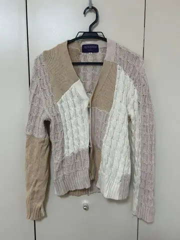 NEPENTHES 패치워크 니트 가디건