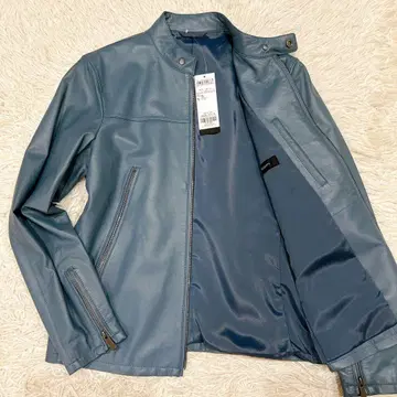 새상품 조셉 싱글 라이더 가죽 자켓 블루종 블루