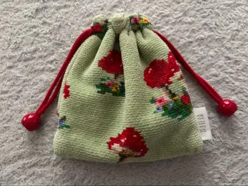 새상품급 FEIRER 페이러 버섯 패턴 복조리 파우치