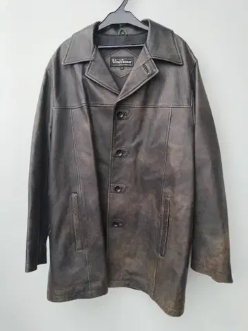 Wind Armor 가죽 자켓 코트 XL 천연 가죽 양가죽 램 가죽