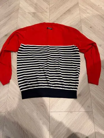 andperse 스트라이프 크루넥 스웨터